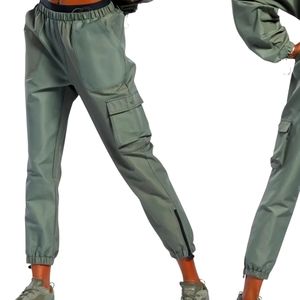 Reebok Women's Cardi B Satin Track Pants